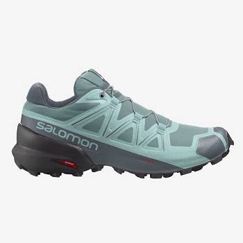 Green Women's Salomon SPEEDCROSS 5 Trail Running Shoes | USA-S1492