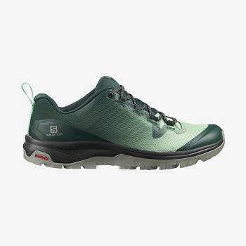 Green Women's Salomon VAYA Hiking Shoes | USA-M1580