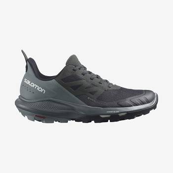 Grey / Black Women's Salomon OUTPULSE GORE-TEX Hiking Shoes | USA-O1733