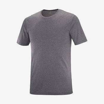 Grey Men's Salomon AGILE TRAINING T Shirts | USA-S1212