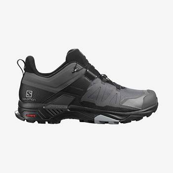 Grey Men's Salomon X ULTRA 4 GORE-TEX Waterproof Shoes | USA-N2184