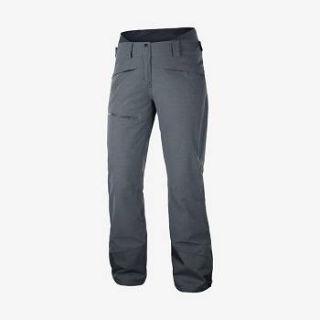 Grey Women's Salomon PROOF LIGHT Ski Pants | USA-L1655