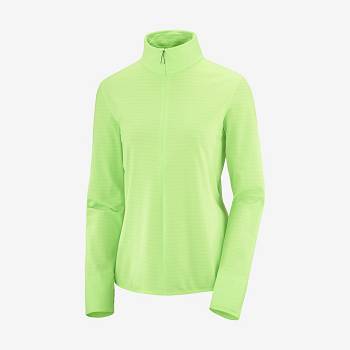 Mint Women's Salomon ESSENTIAL LIGHTWARM Hoodie | USA-O2092