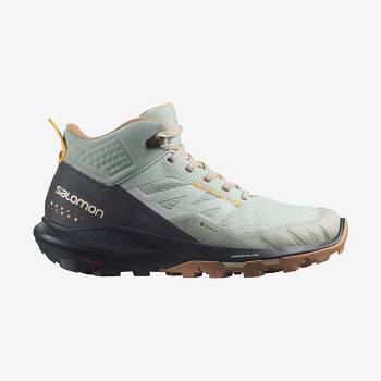 Mint Women's Salomon OUTPULSE MID GORE-TEX Waterproof Shoes | USA-N1344