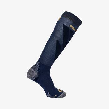 Navy Women's Salomon S/ACCESS Socks | USA-A1318