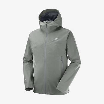 Olive Men's Salomon OUTLINE GORE-TEX 2.5 LAYERS Waterproof Jackets | USA-W2220