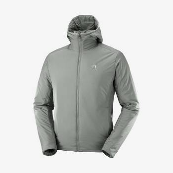 Olive Men's Salomon OUTRACK INSULATED Insulated Jackets | USA-O2036