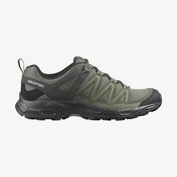 Olive Men's Salomon PATHFINDER Hiking Shoes | USA-O2176