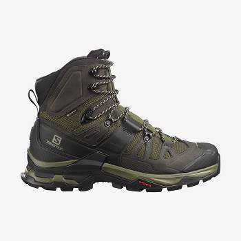 Olive Men's Salomon QUEST 4 GORE-TEX Hiking Boots | USA-O2505