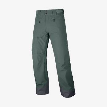 Olive Men's Salomon UNTRACKED Ski Pants | USA-O1369