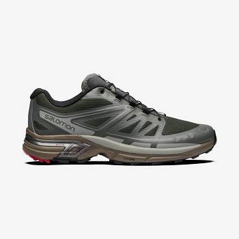 Olive Men's Salomon XT-WINGS 2 ADVANCED Sneakers | USA-O1021