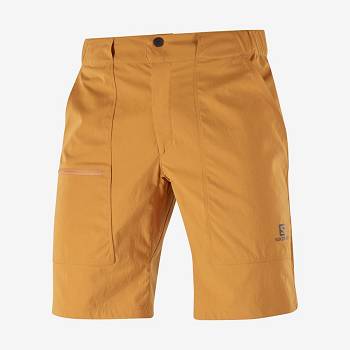 Orange Men's Salomon OUTRACK Shorts | USA-O2008