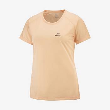 Orange Women's Salomon CROSS REBEL T Shirts | USA-W2830