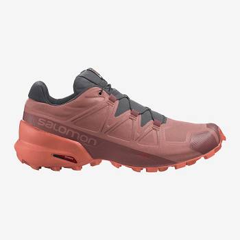 Orange Women's Salomon SPEEDCROSS 5 Trail Running Shoes | USA-S2556