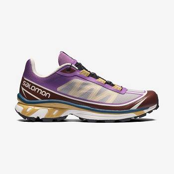 Purple / Chocolate Men's Salomon XT-6 FT Sneakers | USA-S2437