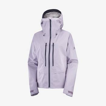 Purple Women's Salomon OUTPEAK GORE-TEX 3L Waterproof Jackets | USA-M1699