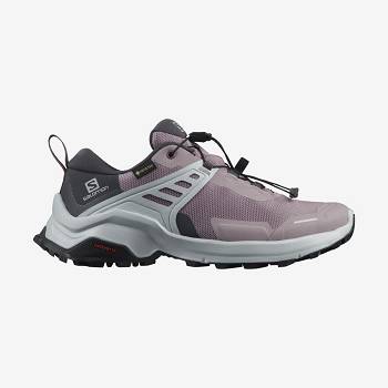 Purple Women's Salomon X RAISE GORE-TEX Hiking Shoes | USA-L1977