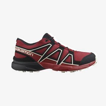 Red Kids' Salomon SPEEDCROSS Trail Running Shoes | USA-O1987