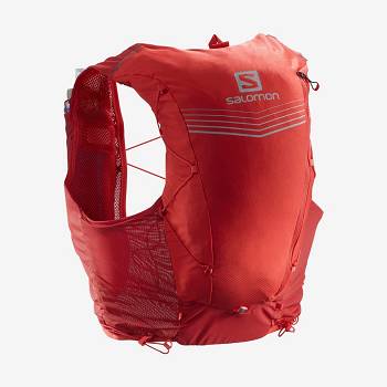 Red Men's Salomon ADV SKIN 12 Running Packs | USA-O1208