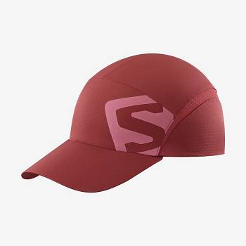 Red Men's Salomon XA Hats | USA-L1893