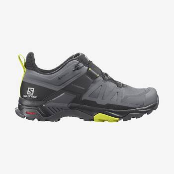 Silver Men's Salomon X ULTRA 4 GORE-TEX Waterproof Shoes | USA-O1943