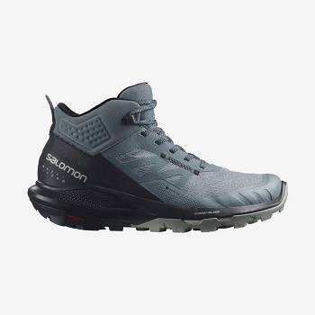 Silver Women's Salomon OUTPULSE MID GORE-TEX Hiking Boots | USA-O2083