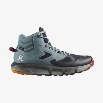 Turquoise Men's Salomon PREDICT HIKE MID GORE-TEX Hiking Boots | USA-M1412