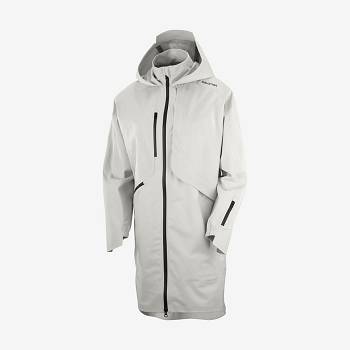 White Women's Salomon OUTLIFE WP COMMUTER PARKA W Waterproof Jackets | USA-N2009