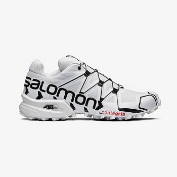 White Women's Salomon SPEEDCROSS OFFROAD Sneakers | USA-N1071