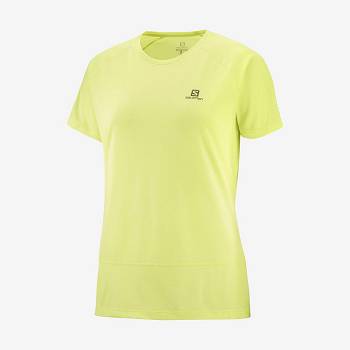 Ye Women's Salomon CROSS RUN T Shirts | USA-M2595