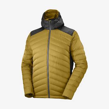 Yellow Men's Salomon ESSENTIAL XWARM DOWN Insulated Jackets | USA-L1459